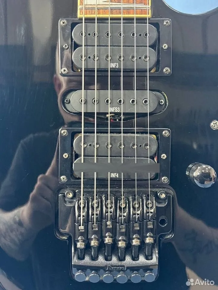 Ibanez RG370DX, HSH, 24 лада, флойд, фото 4